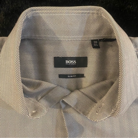 Hugo Boss Other - Hugo boss slim fit dress shirt button up size 39 (small)